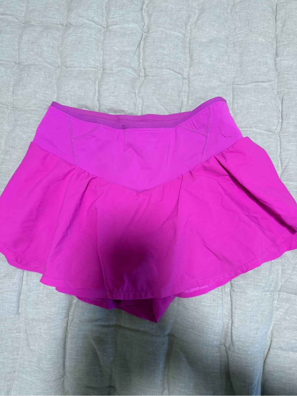 Free People Hot Pink Athletic Skort Shorts